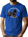 The Horrors Persist But So Do I Bootleg Graphic T-Shirt - Blue
