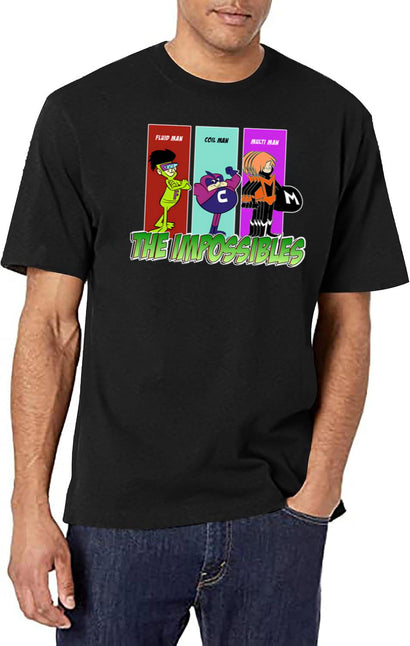 The Impossibles 2 T-Shirt for Men & Women, T-Shirts Graphic Tee - Black