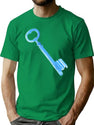 The Key To My Heart T-Shirt for Men & Women, T-Shirts Graphic Tee - Green