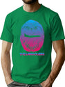 The Langoliers Cyan Magenta 3D Eye Glass T-Shirt for Men & Women, T-Shirts Graphic Tee - Green