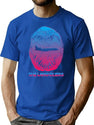 The Langoliers Cyan Magenta 3D Eye Glass T-Shirt for Men & Women, T-Shirts Graphic Tee - Blue