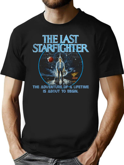 The Last Starfighter Dks Worn (1984) T-Shirt for Men & Women, T-Shirts Graphic Tee - Black