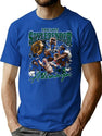 The Last Stylebender Adesanya 90S Bootleg Graphic T-Shirt - Blue