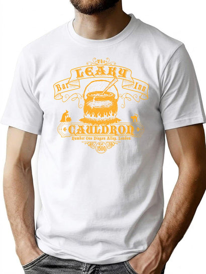 The Leaky Cauldron Bar And Inn T-Shirt for Men & Women, T-Shirts Graphic Tee - Black