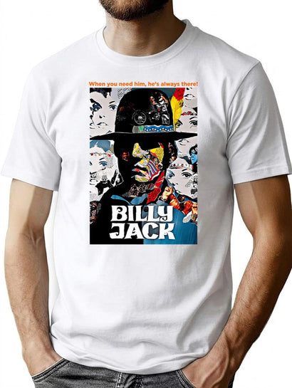The Legend Of Billy Jack Poster T-Shirt for Men & Women, T-Shirts Graphic Tee - Black