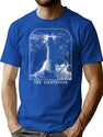 The Lighthouse T-Shirt for Men & Women, T-Shirts Graphic Tee - Blue