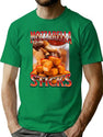 The Mozz Life - Mozzarella Cheese Sticks Vintage 90S Bootleg Style Bootleg Graphic T-Shirt - Green