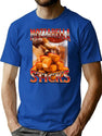The Mozz Life - Mozzarella Cheese Sticks Vintage 90S Bootleg Style Bootleg Graphic T-Shirt - Blue