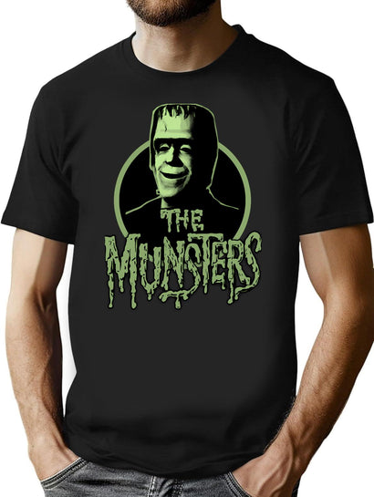 The Munsters - T Shirt T-Shirt for Men & Women, T-Shirts Graphic Tee - Black