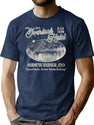 The Overlook Hotel Worn Cracked T-Shirt for Men & Women, T-Shirts Graphic Tee - Navy
