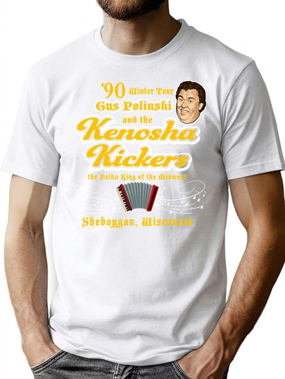 The Polka King Of The Midwest Dks T-Shirt for Men & Women, T-Shirts Graphic Tee - Black