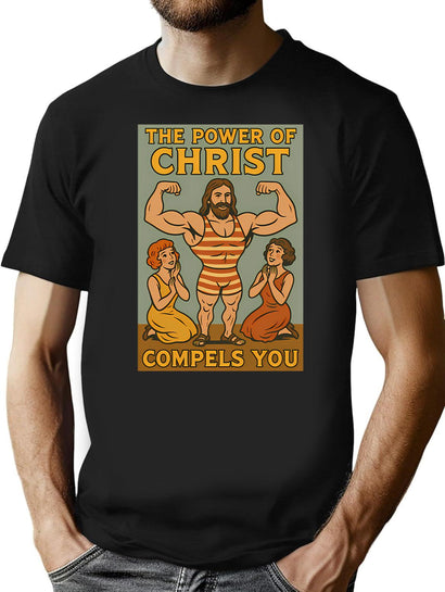 The Power Of Christ Compels You (1) T-Shirt for Men & Women, T-Shirts Graphic Tee - Black