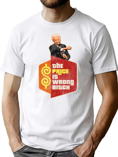 The Price Is Wrong B Lts Worn T-Shirt for Men & Women, T-Shirts Graphic Tee - Black