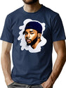 The Rapper Bootleg Graphic T-Shirt - Navy