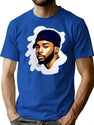The Rapper Bootleg Graphic T-Shirt - Blue