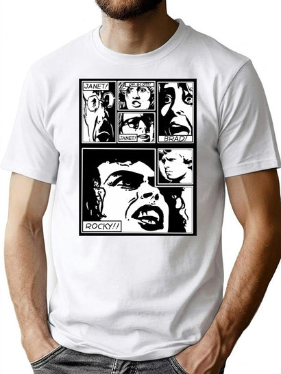 The Rocky Horro Picture Show T-Shirt for Men & Women, T-Shirts Graphic Tee - Black