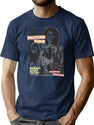 The Rocky Horror Picture Show Frank Magazine Cover T-Shirt for Men & Women, T-Shirts Graphic Tee - Navy