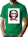 The Saw Doll Stiker T-Shirt for Men & Women, T-Shirts Graphic Tee - Green