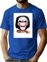 The Saw Doll Stiker T-Shirt for Men & Women, T-Shirts Graphic Tee - Blue