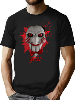 The Saw T-Shirt for Men & Women, T-Shirts Graphic Tee - Black