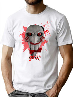 The Saw T-Shirt for Men & Women, T-Shirts Graphic Tee - Black