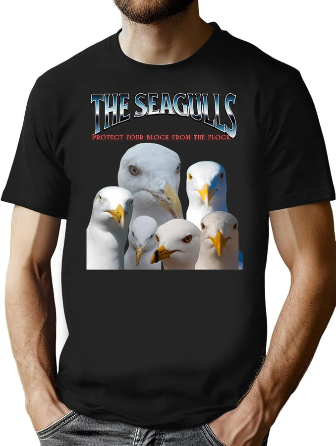 The Seagull Bootleg Graphic T-Shirt - Black