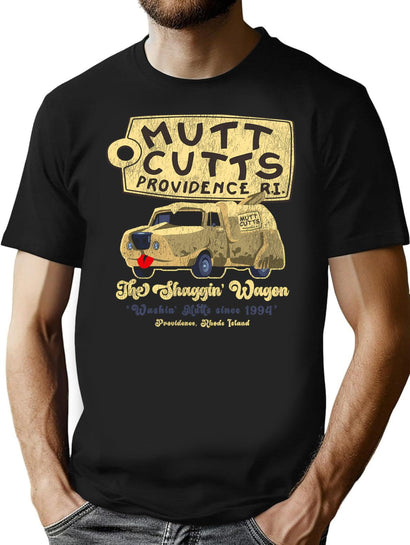 The Shaggin Wagon Worn Dks T-Shirt for Men & Women, T-Shirts Graphic Tee - Black