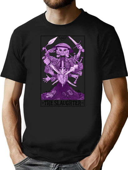 The Slaughter Tarotesque - (Light) T-Shirt for Men & Women, T-Shirts Graphic Tee - Black