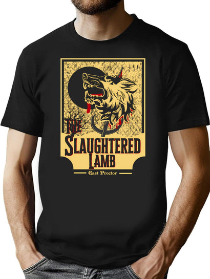 The Slaughtered Lamb - East Proctor T-Shirt for Men & Women, T-Shirts Graphic Tee - Black