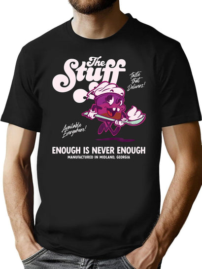 The Stuff T-Shirt for Men & Women, T-Shirts Graphic Tee - Black