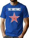 The Substance Movie Poster T-Shirt for Men & Women, T-Shirts Graphic Tee - Blue