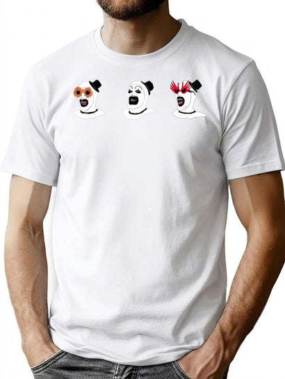 The Terrifier Art The Clown T-Shirt for Men & Women, T-Shirts Graphic Tee - Black