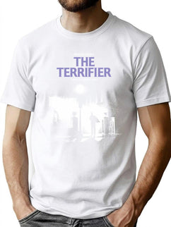 The Terrifier Exorcist T-Shirt for Men & Women, T-Shirts Graphic Tee - Black