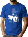The Terrifier Exorcist T-Shirt for Men & Women, T-Shirts Graphic Tee - Blue
