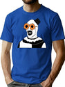The Terrifier Sunglasses T-Shirt for Men & Women, T-Shirts Graphic Tee - Blue