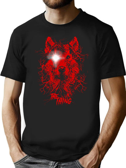 The Thing - Dog T-Shirt for Men & Women, T-Shirts Graphic Tee - Black