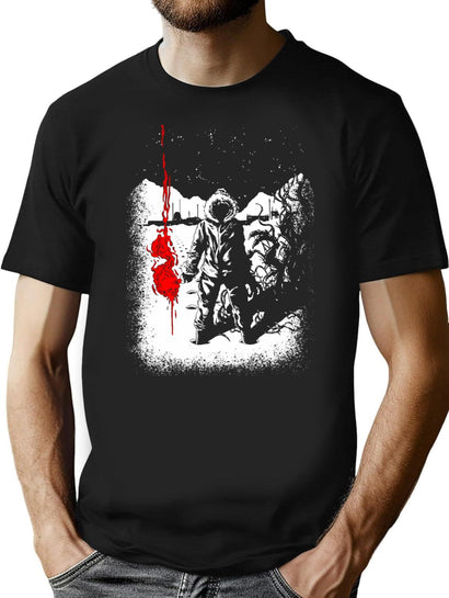 The Thing Flare T-Shirt for Men & Women, T-Shirts Graphic Tee - Black
