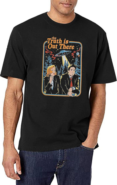 The Truth Is Out There - X Files Funny Classic Black T-Shirt - Black