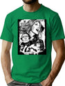 The Vampire Lovers - Hammer Horror Art Print T-Shirt for Men & Women, T-Shirts Graphic Tee - Green