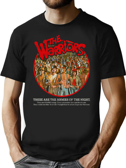 The Warriors Worn Out T-Shirt for Men & Women, T-Shirts Graphic Tee - Black