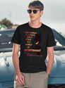 The World Is A Stage The Radio Demon Hazbin Hotel Black T-Shirt - Navy