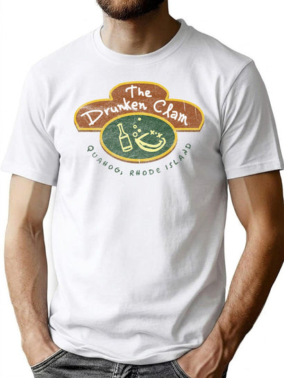 The drunken clam T-Shirt for Men & Women, T-Shirts Graphic Tee - Black