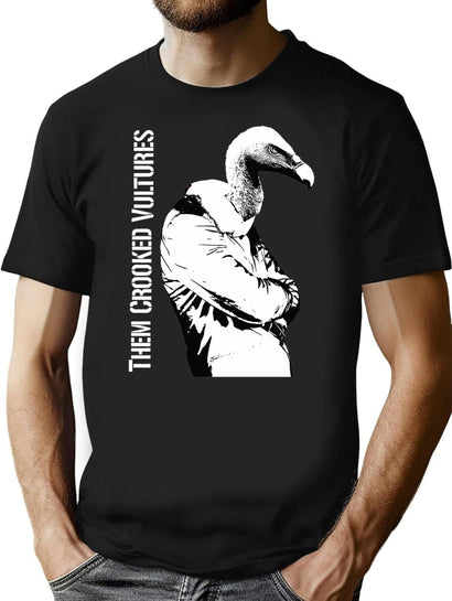 Them Crooked Vulture T-Shirt for Men & Women, T-Shirts Graphic Tee - Black