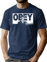 They Live Obey T-Shirt for Men & Women, T-Shirts Graphic Tee - Navy