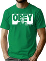They Live Obey T-Shirt for Men & Women, T-Shirts Graphic Tee - Green