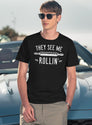 They See Me Rollin (1) T-Shirt for Men & Women, T-Shirts Graphic Tee - Navy
