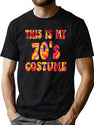 This Is My 70'S Costume Psychedelic Retro T-Shirt for Men & Women, T-Shirts Graphic Tee - Green