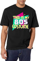 This Is My 80S Costume T-Shirt for Men & Women, T-Shirts Graphic Tee - White