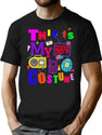 This Is My 90S Costume T-Shirt for Men & Women, T-Shirts Graphic Tee - Black