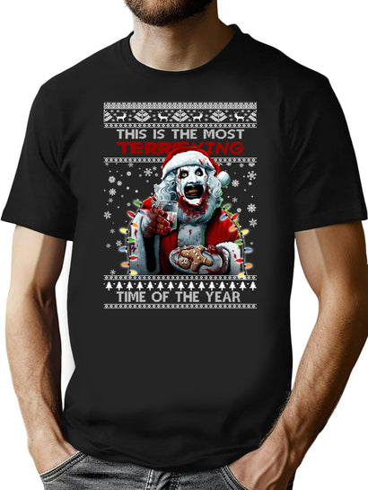 This Is The Terrifying Time Of The Year Terrifier T-Shirt for Men & Women, T-Shirts Graphic Tee - Black